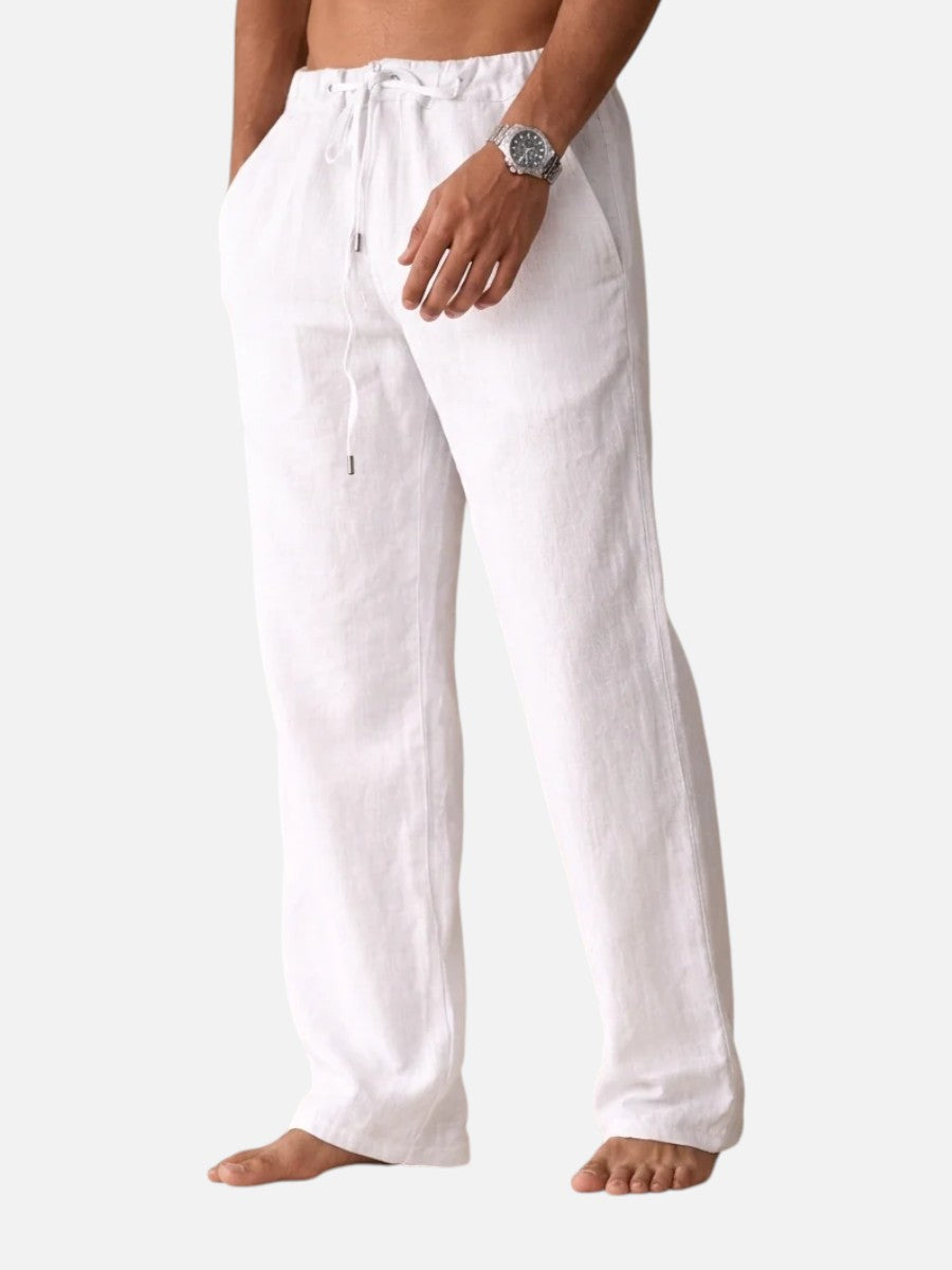 Benoît | Pantalon en lin pour homme à coupe décontractée