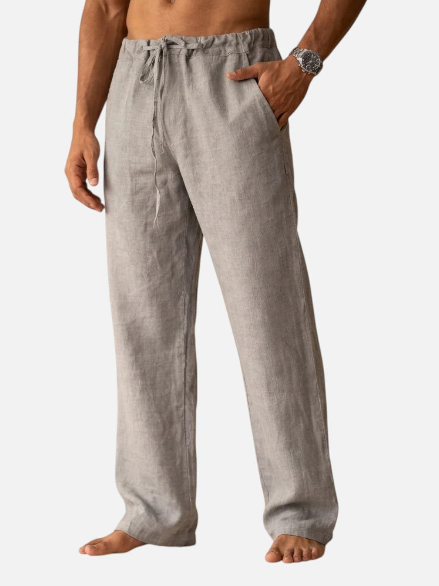 Benoît | Pantalon en lin pour homme à coupe décontractée