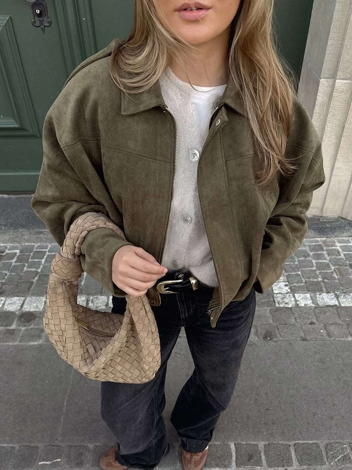 Veste bomber Femme | Oversized & Fermeture éclair