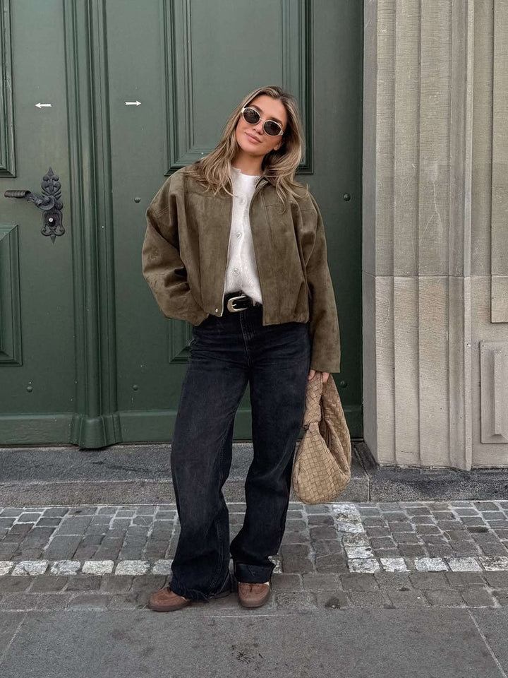Veste bomber Femme | Oversized & Fermeture éclair