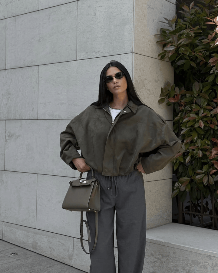 Veste bomber Femme | Oversized & Fermeture éclair
