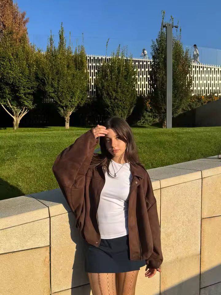 Veste bomber Femme | Oversized & Fermeture éclair