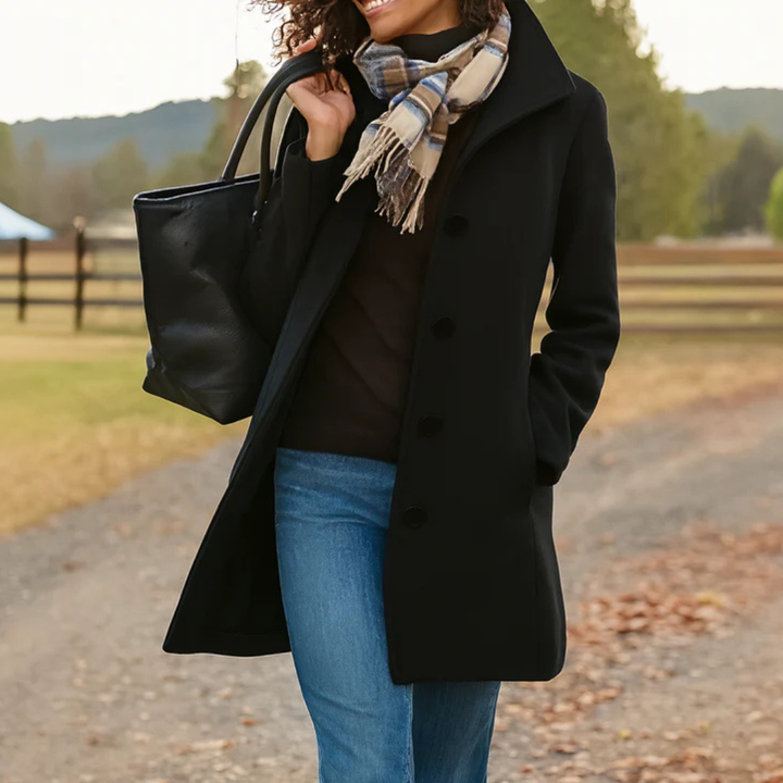 Manteau Femme | Coupe Classique & Fermeture Boutonnée