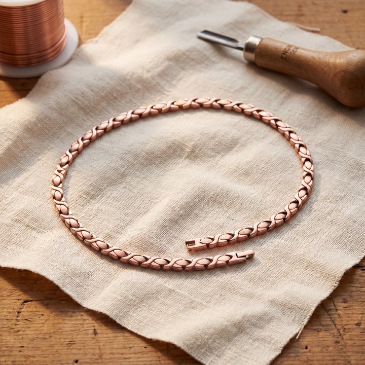 Collier en cuivre Cèdre