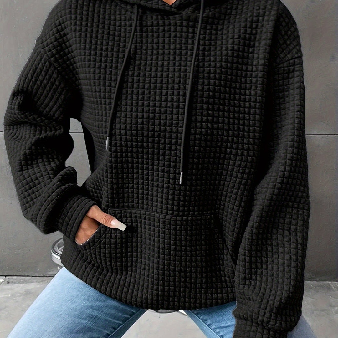 Sweat à capuche pour femme | Texture gaufrée & confort doux