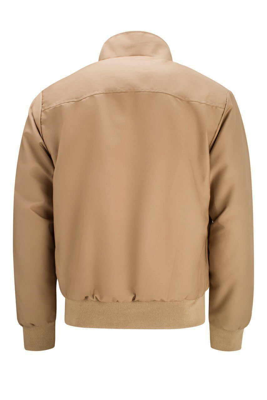 Veste Harrington Classique pour Hommes à Doublure Tartan