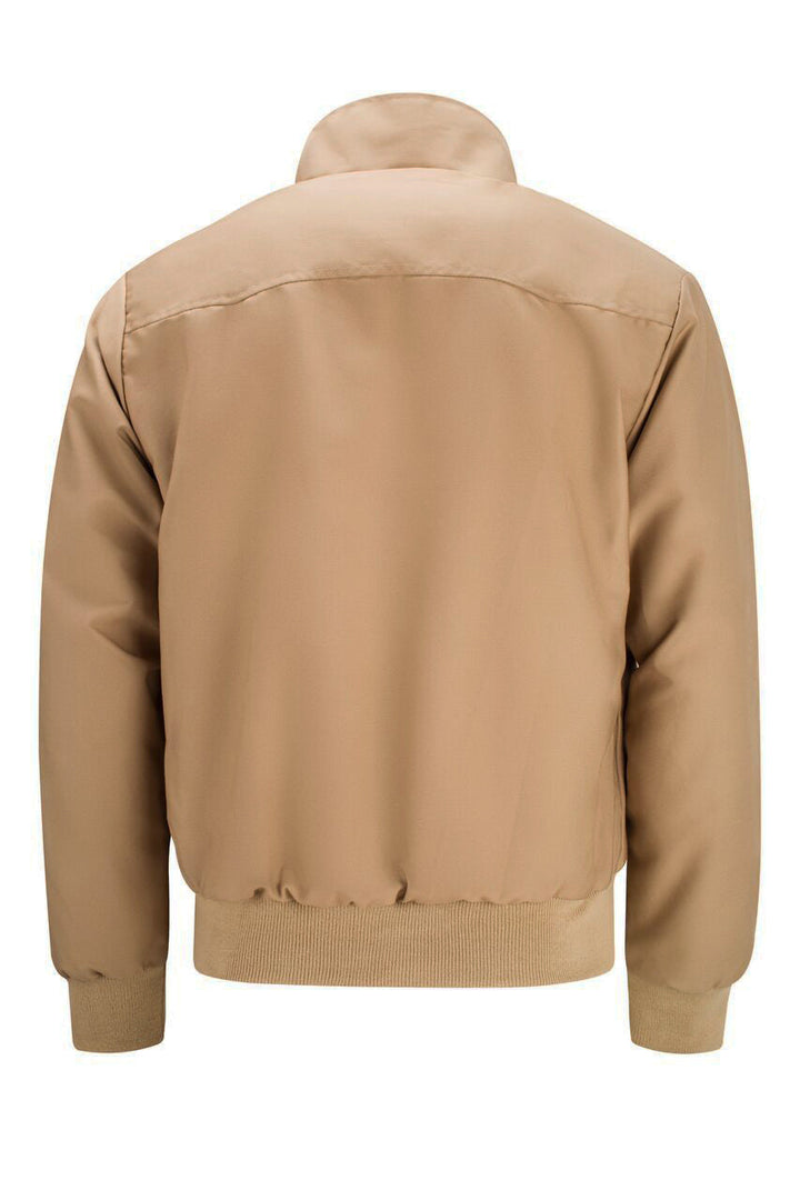 Veste Harrington Classique pour Hommes à Doublure Tartan