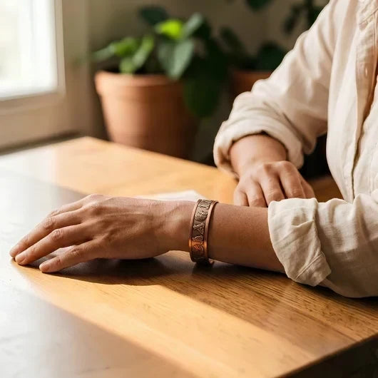 Bracelet en cuivre Terroir