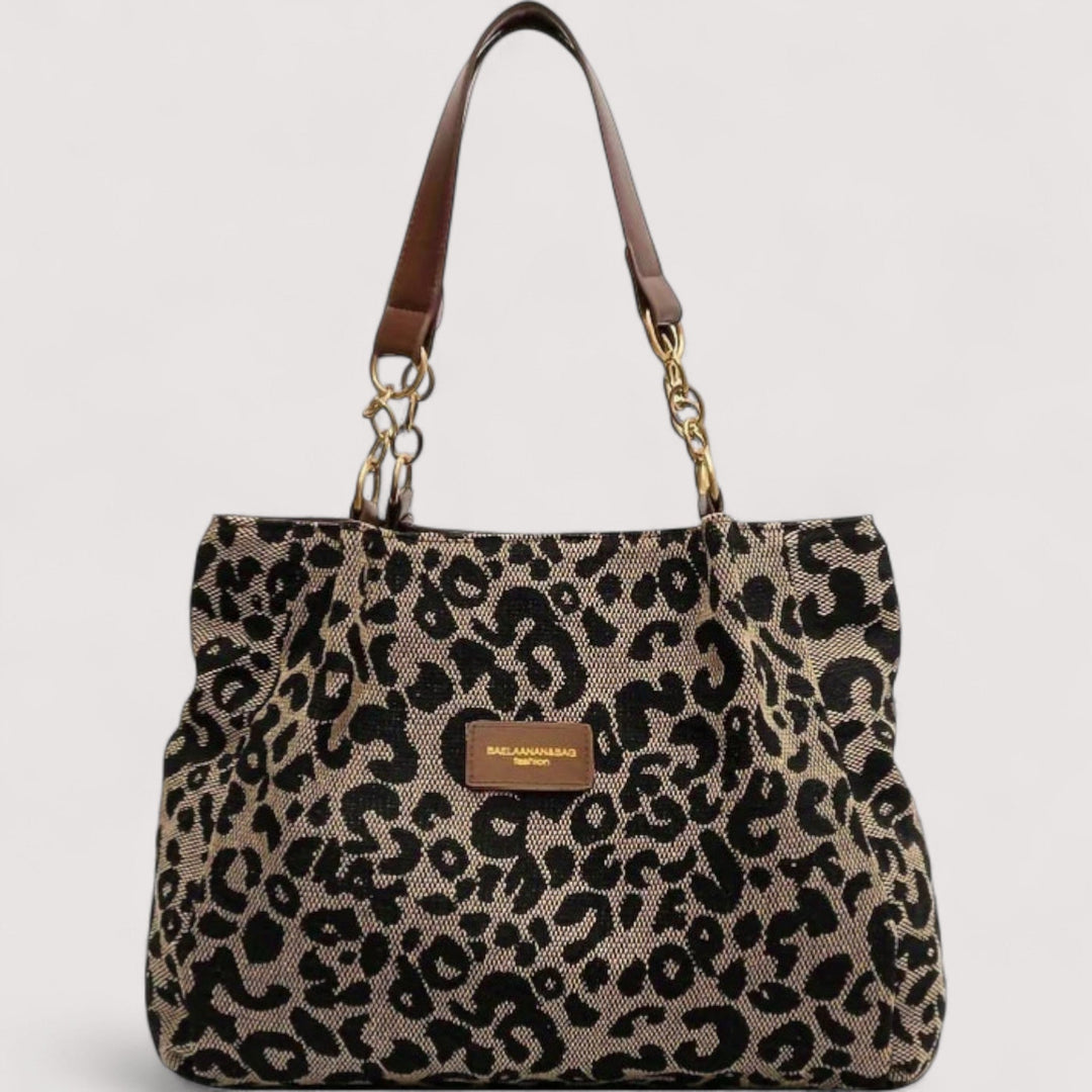 Lévrier – Sac de Courses en Toile Léopard