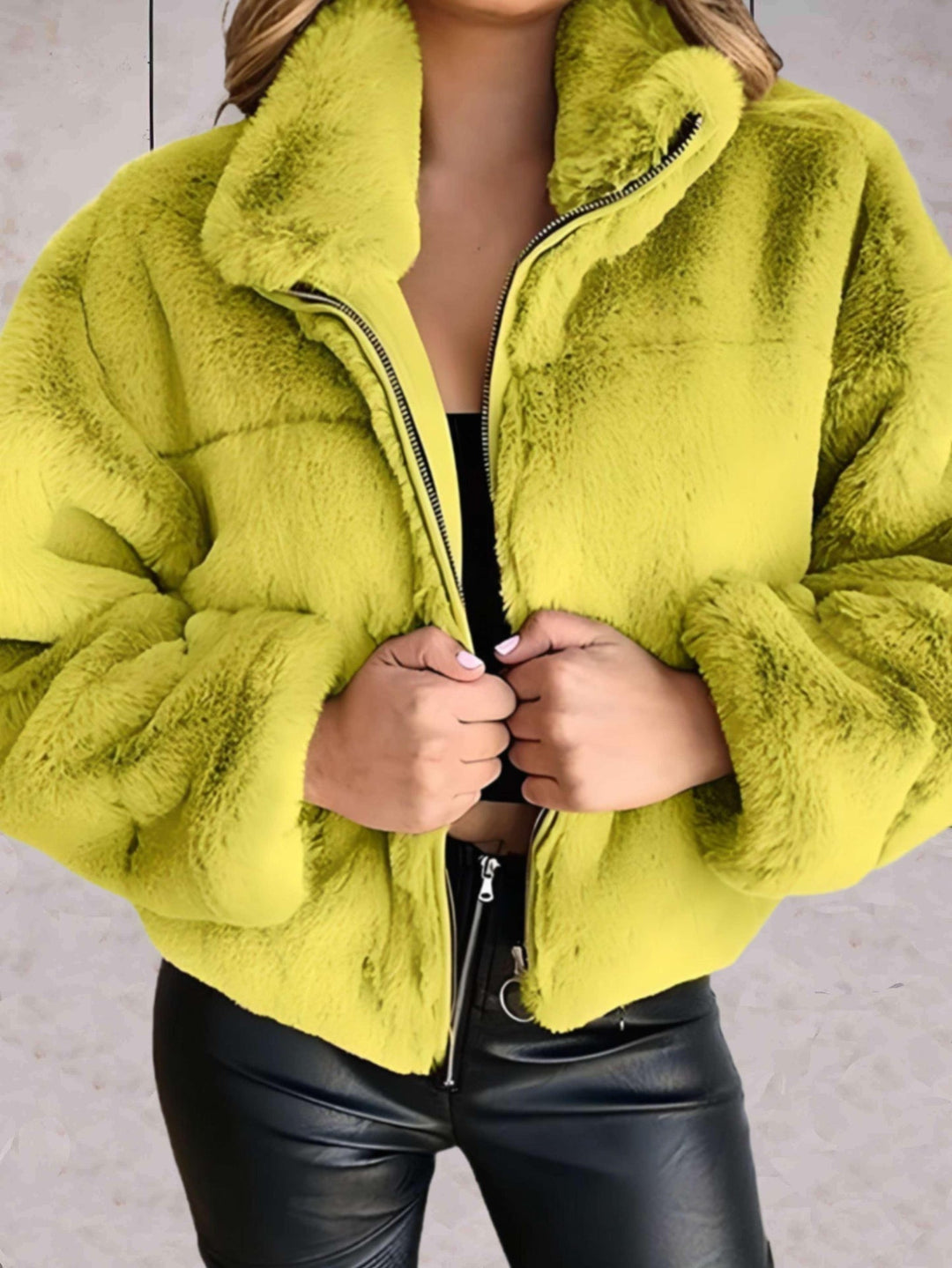 Veste en teddy pour femmes | Douce et chaude & Coupe-vent