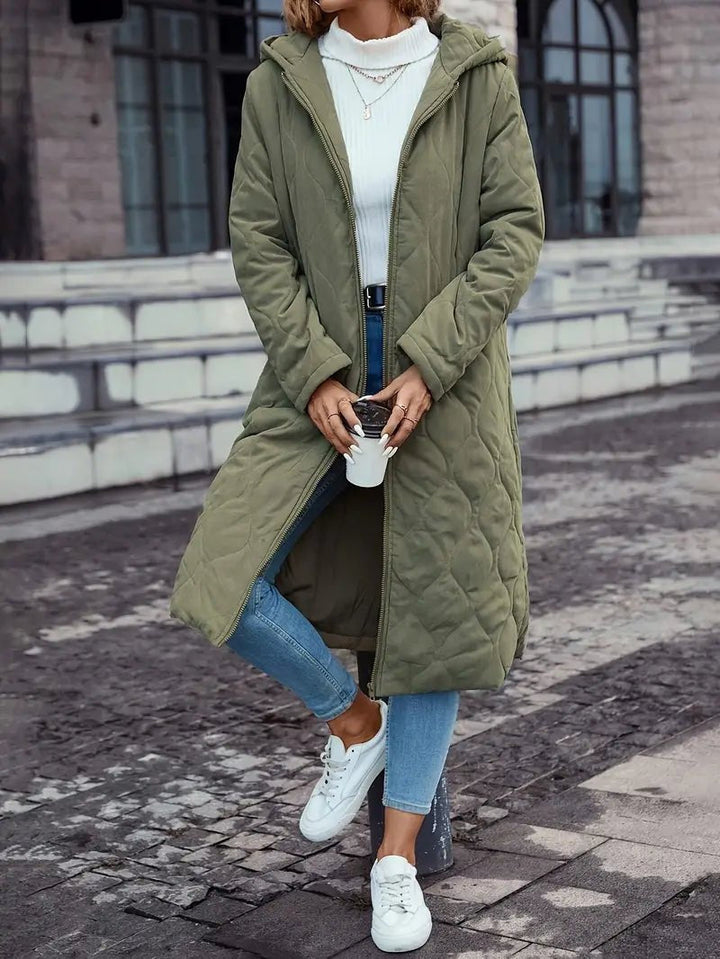 Veste d'hiver Femme | Rembourrée & Chaude avec Capuche