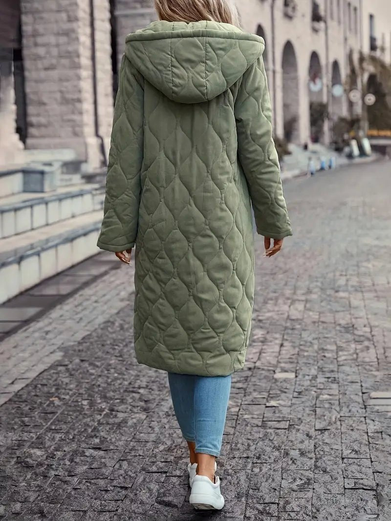 Veste d'hiver Femme | Rembourrée & Chaude avec Capuche