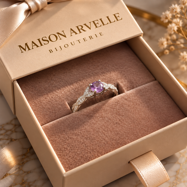 Bague Amelys | Or blanc