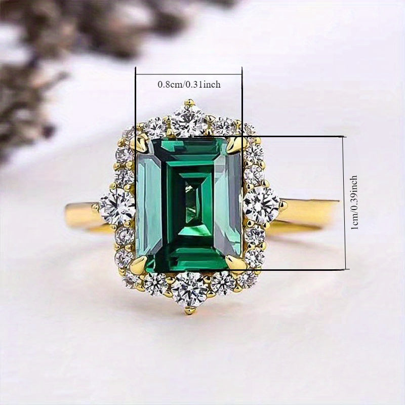 Bague agate Reine émeraude | Or