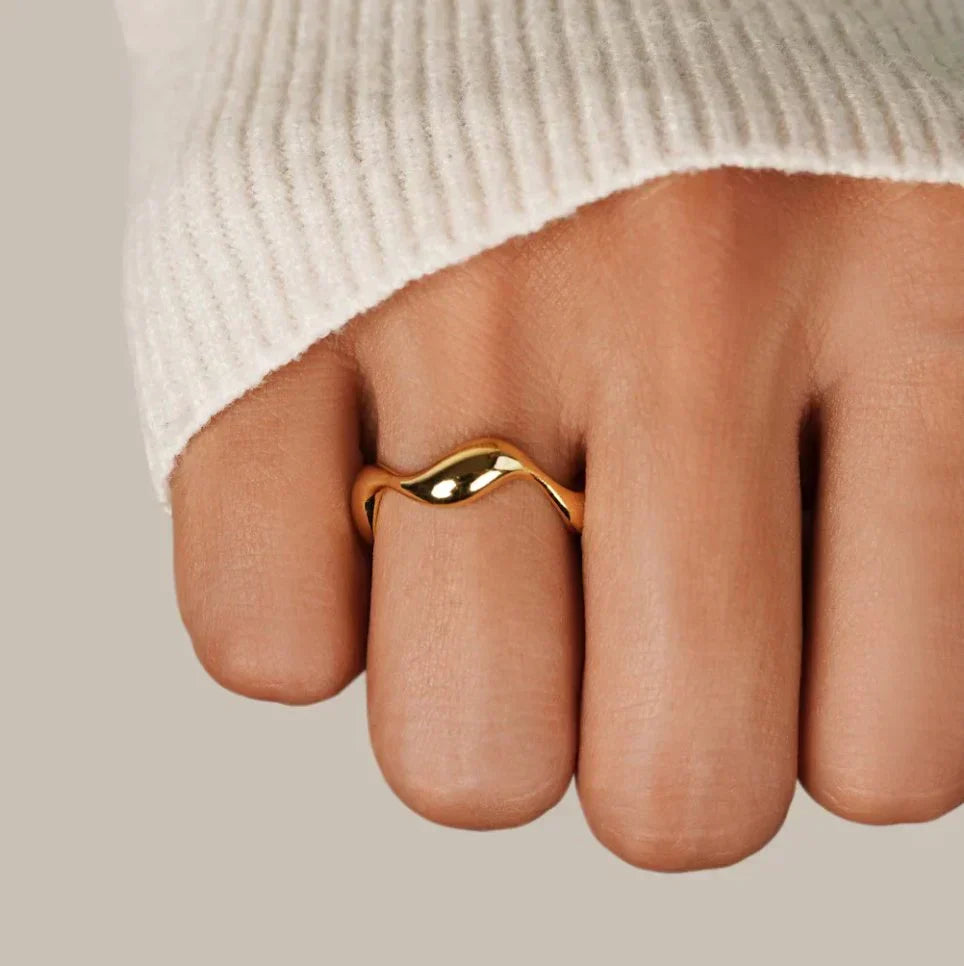Bague Élyra fluide | Or