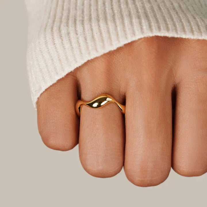 Bague Élyra fluide | Or