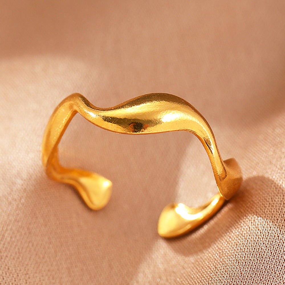 Bague Élyra fluide | Or