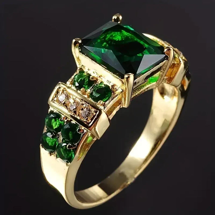Bague émeraude exquise | Or