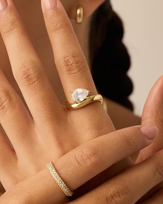 Bague promesse ondulée | Or