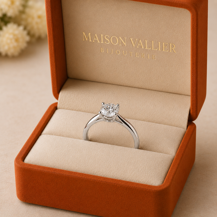 Bague Savaya plage | Or blanc