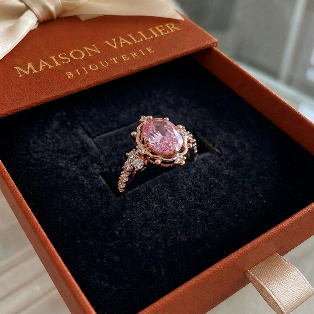 Bague Tiara Rosavelle | Or rose