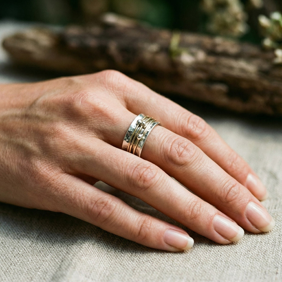 Bague vintage à motifs | Or