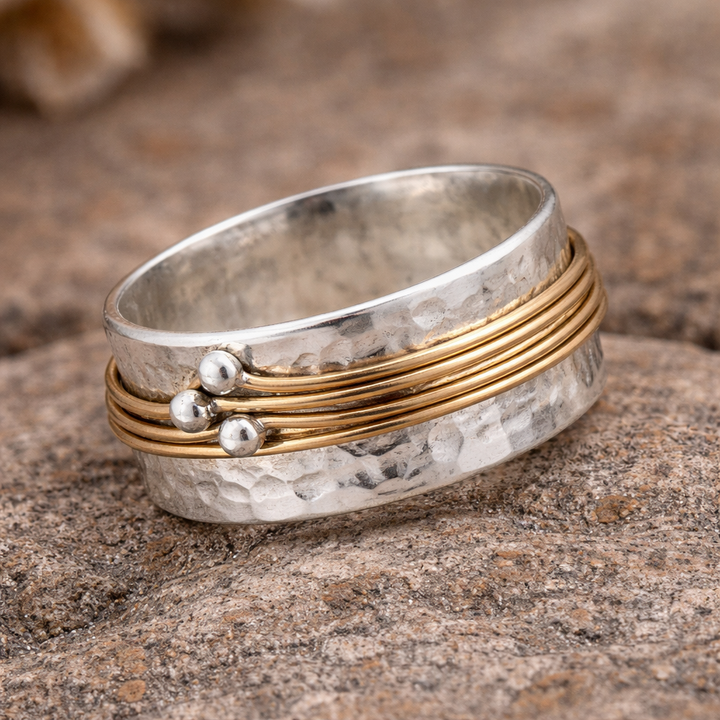 Bague vintage à motifs | Or