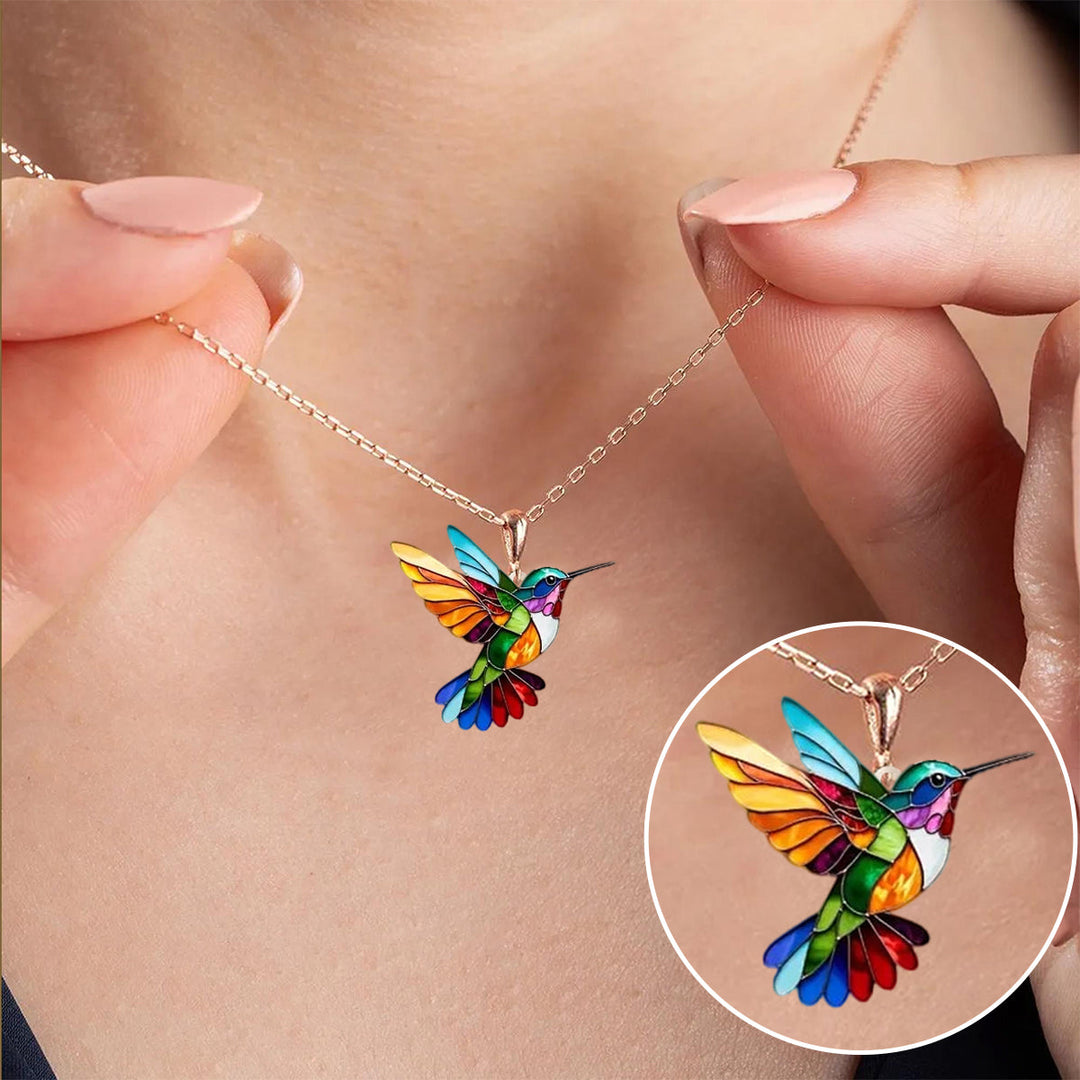 Ensemble collier hirondelle et boucles d'oreilles | Or