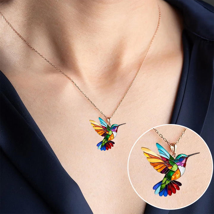 Ensemble collier hirondelle et boucles d'oreilles | Or
