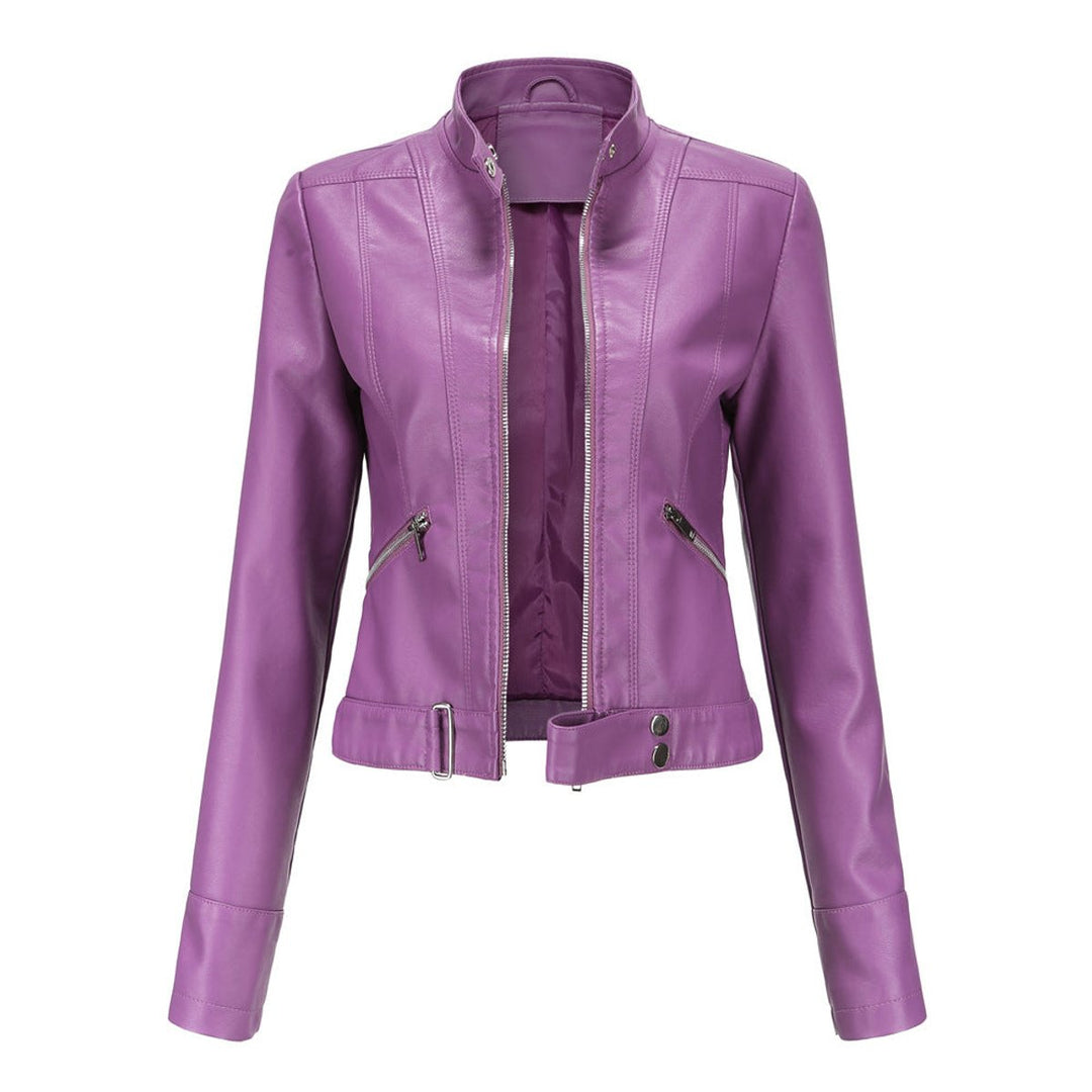 Veste de motard femme | Coupe cintrée et design élégant