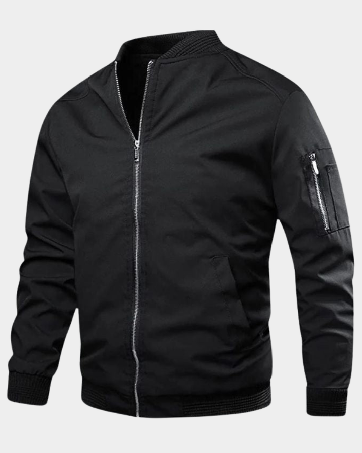 Veste Bomber Homme | Style Sportif & Pratique Poche sur la Manche