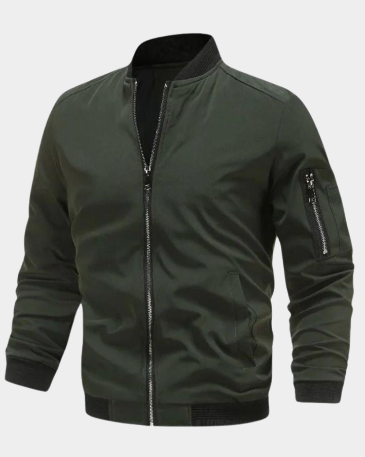 Veste Bomber Homme | Style Sportif & Pratique Poche sur la Manche