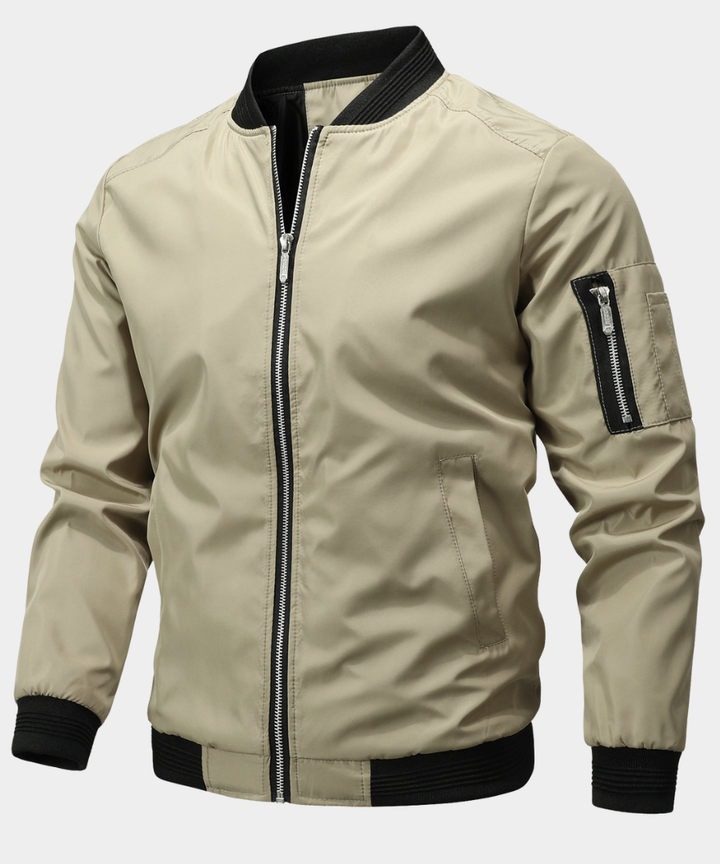 Veste Bomber Homme | Style Sportif & Pratique Poche sur la Manche