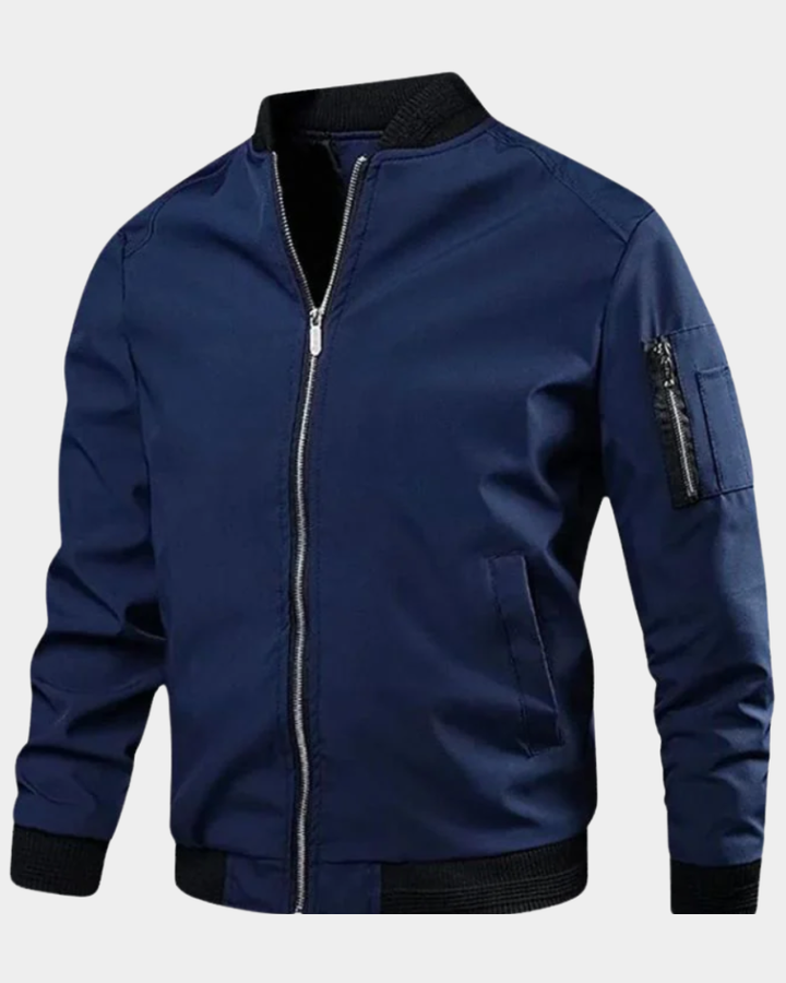 Veste Bomber Homme | Style Sportif & Pratique Poche sur la Manche