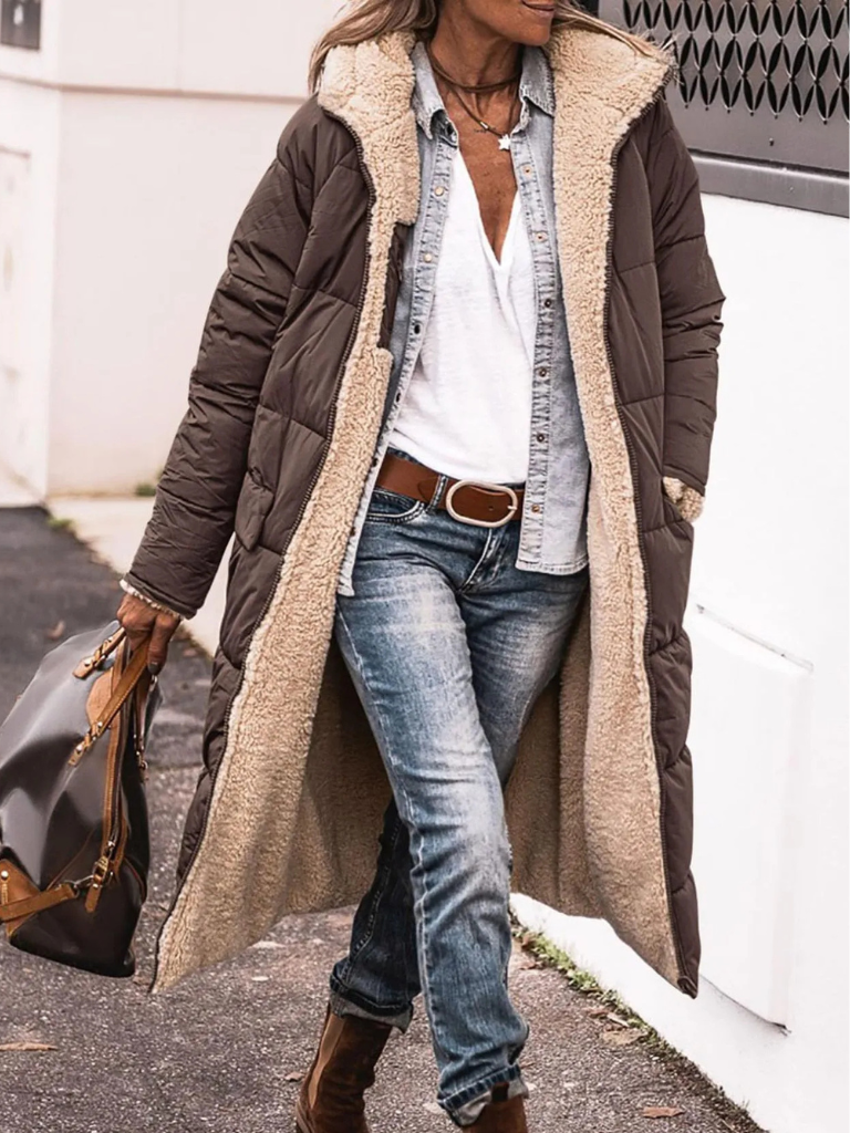 Manteau réversible Femme | Réversible & Long