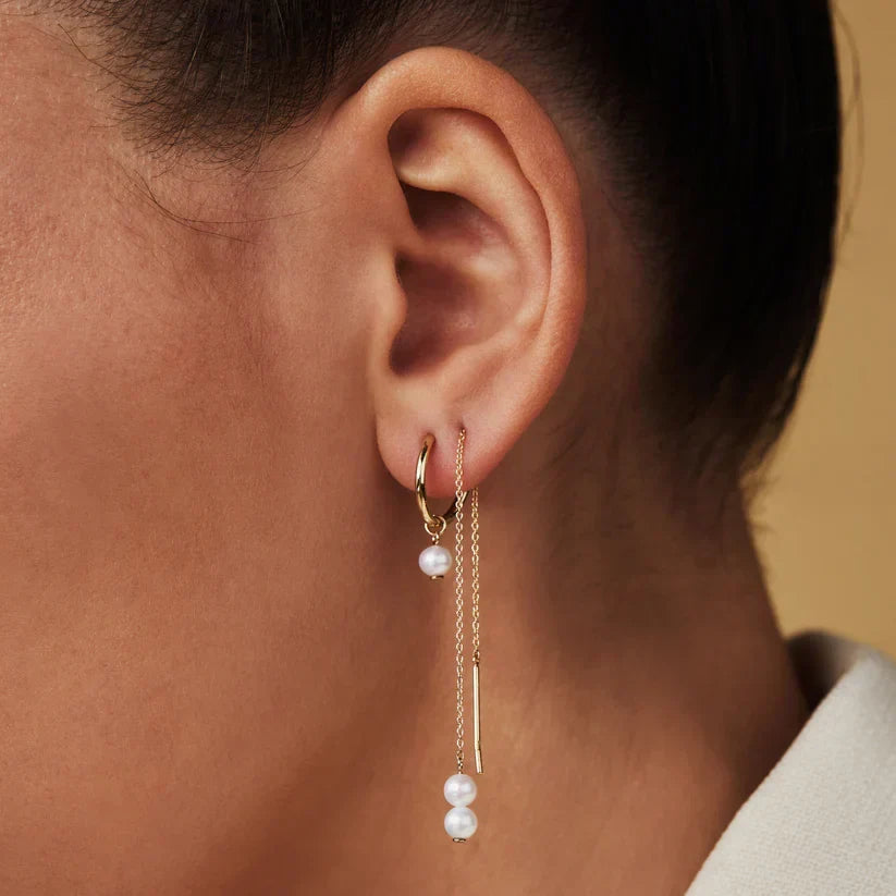 Boucles d'oreilles Délia couronnée | Or