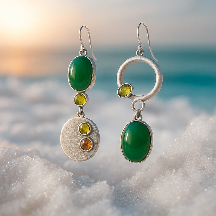 Boucles d'oreilles Sabrina | Or blanc