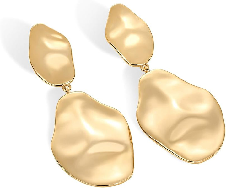 Boucles d'oreilles vague ondulée | Or