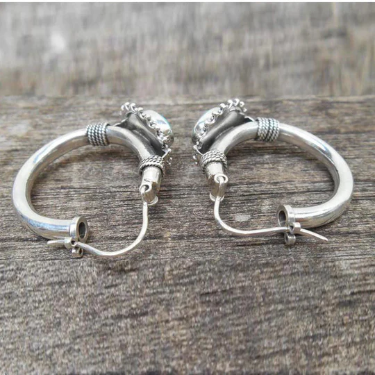 Boucles d'oreilles vintage turquoise | Or