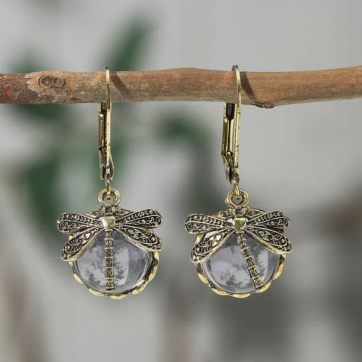 Boucles d'oreilles circulaires antique | Or blanc