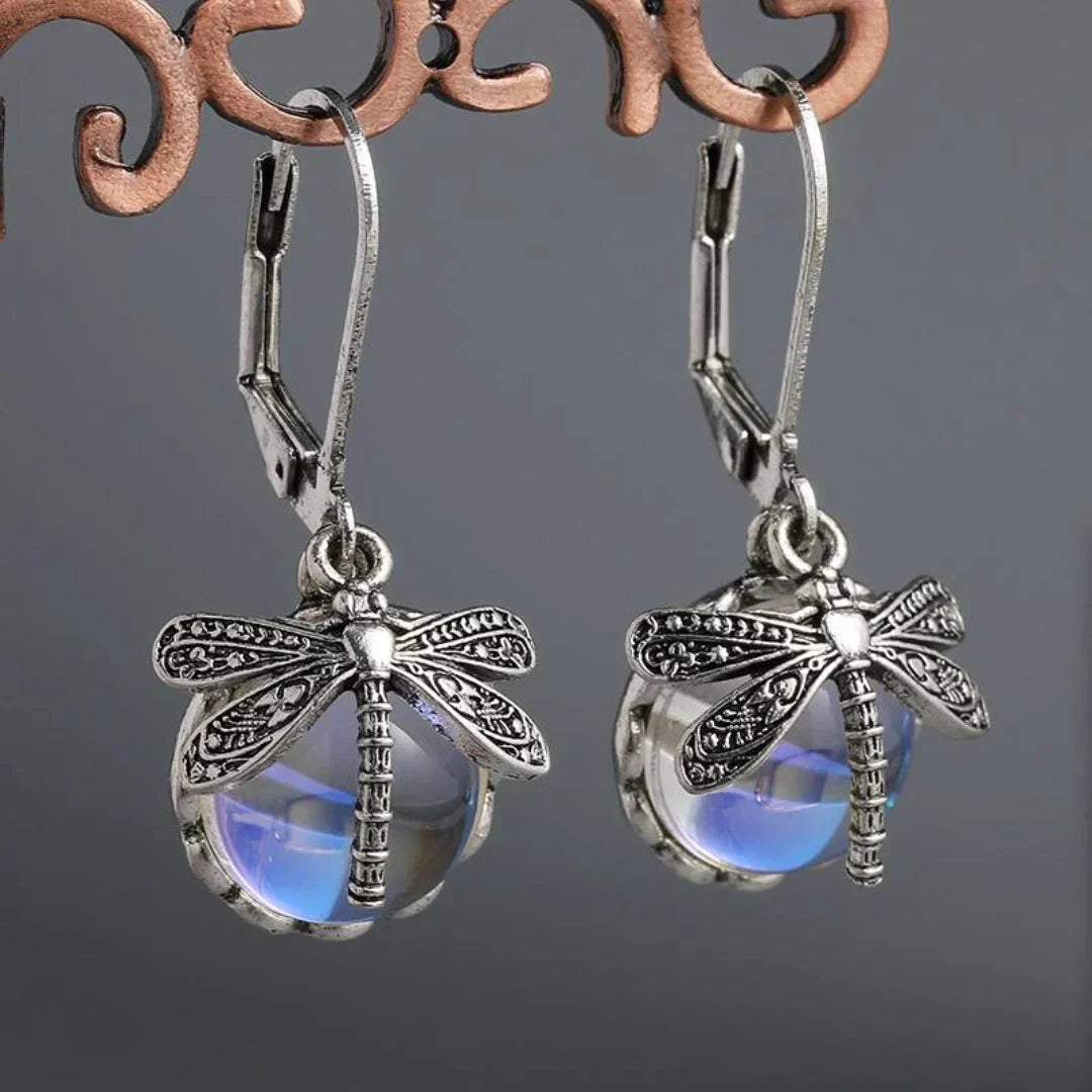Boucles d'oreilles circulaires antique | Or blanc