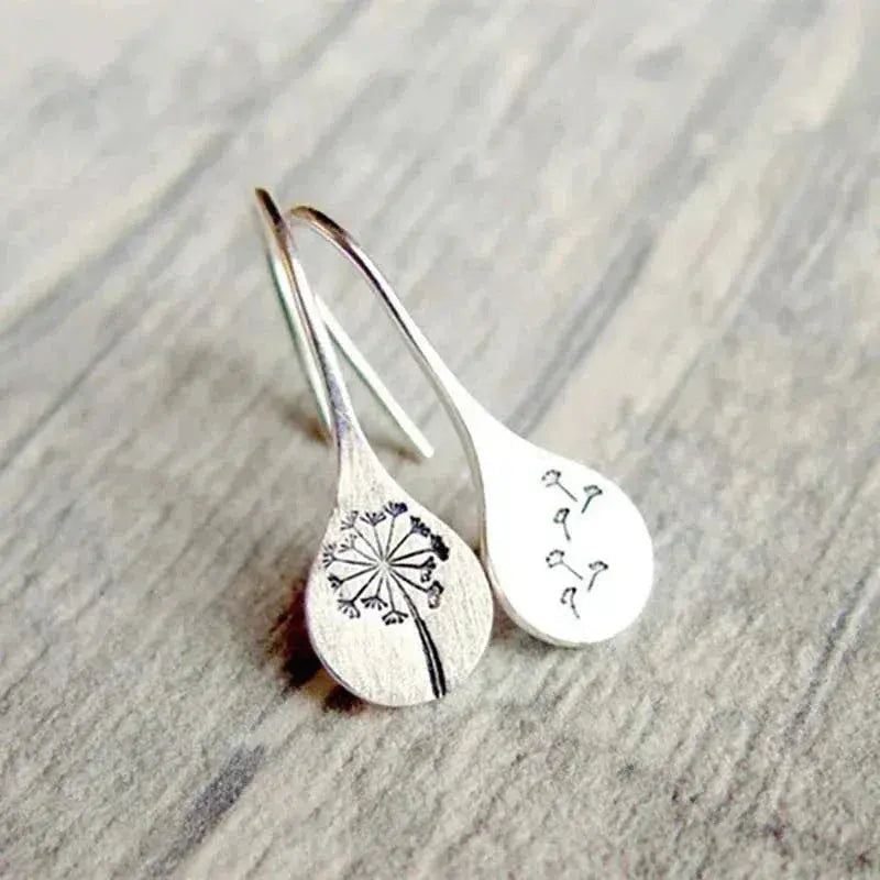Boucles d'oreilles en dentelle | Or blanc