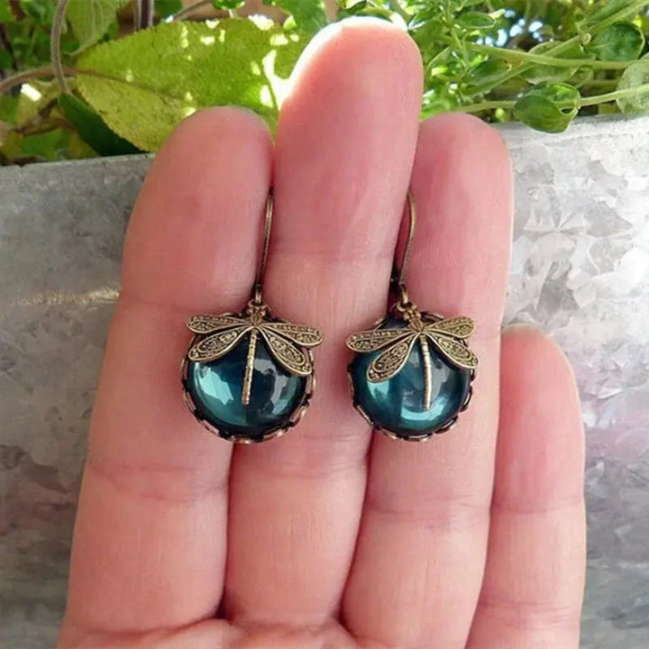 Boucles d'oreilles en forme de sphère vieilli | Or