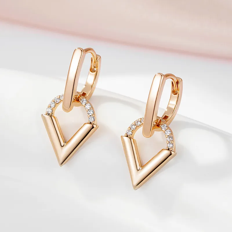 Boucles d'oreilles triangulaires | Or