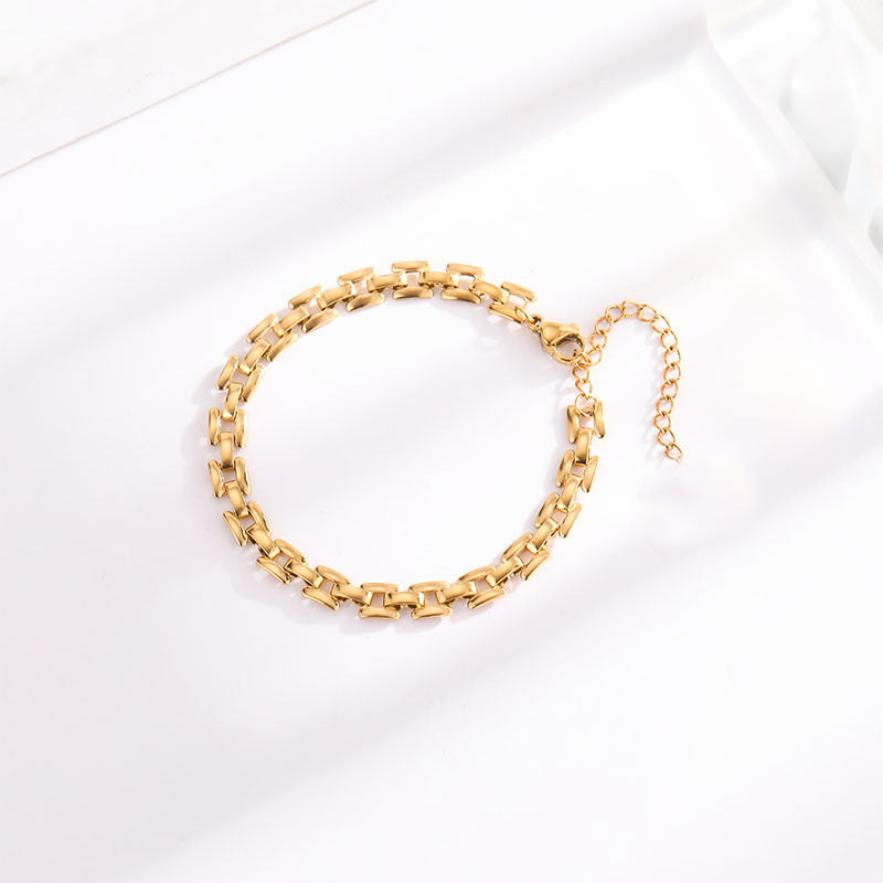 Bracelet chaîne Montre | Or