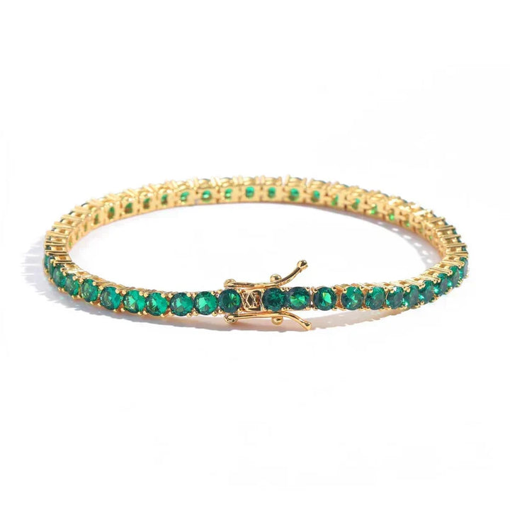 Bracelet Ella avec émeraude | Or