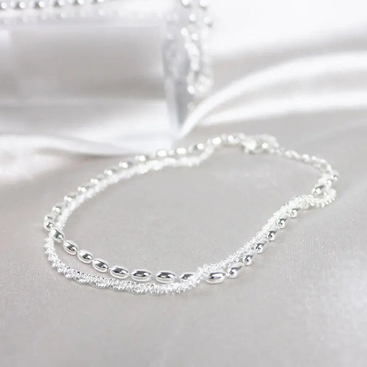 Bracelet à brillants | Or blanc