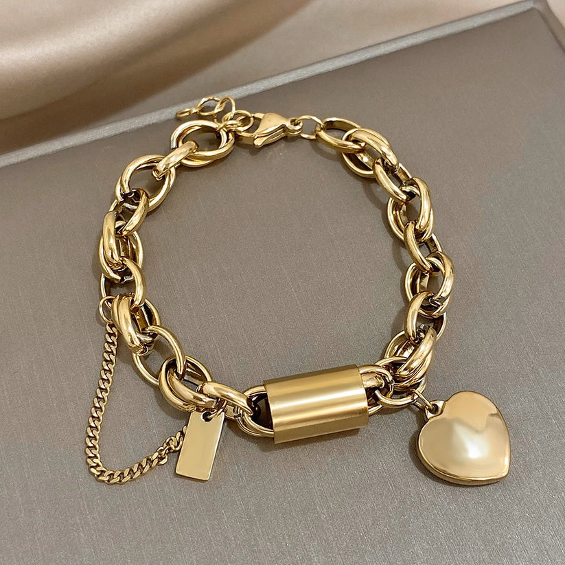 Bracelet épais | Or