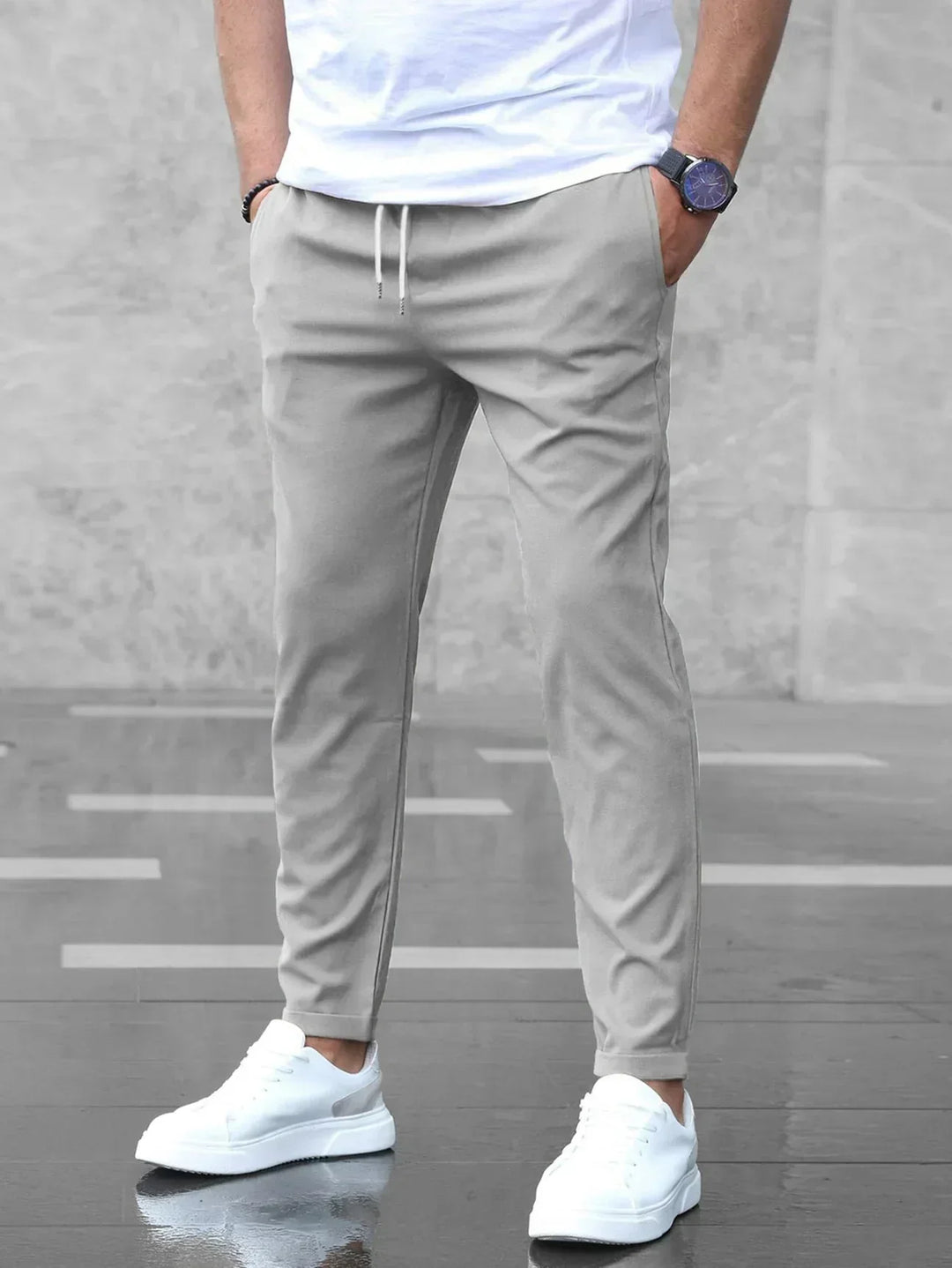 Théo | Pantalon jogging slim fit taille ajustable homme