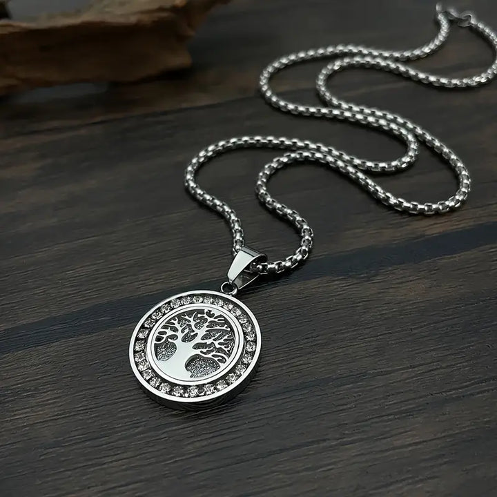 Collier arbre de vie en luxueux à brillants | Or
